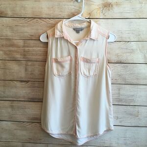 ‎RUBBISH BUTTON FRONT TOP IN FADED PINK